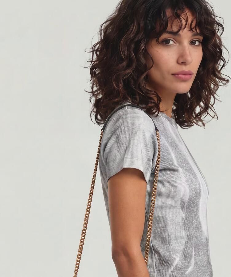 G-Star RAW Slim Rib AOP T-Shirt Meerkleurig Dames - Foto 3