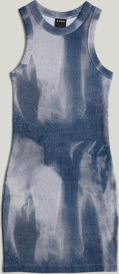 G-Star RAW Slim Rib AOP Tankjurk Meerkleurig Dames