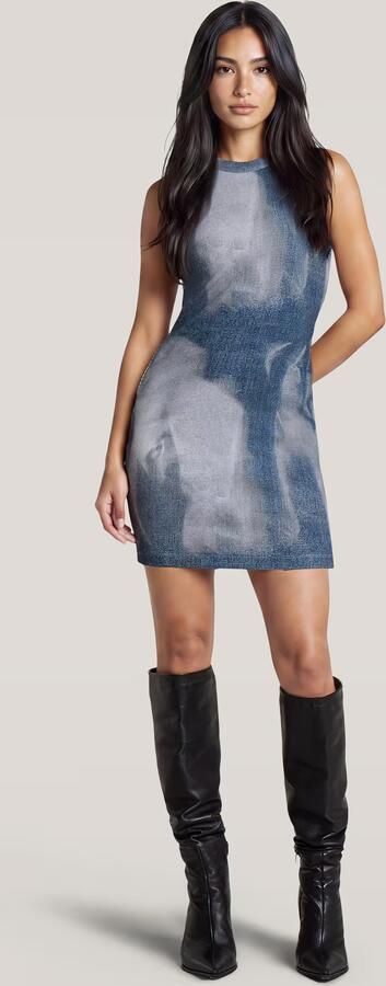 G-Star RAW Slim Rib AOP Tankjurk Meerkleurig Dames - Foto 3