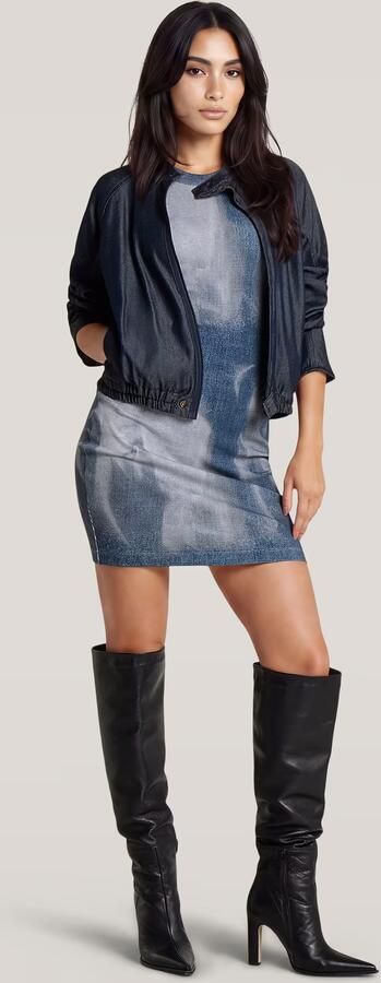 G-Star RAW Slim Rib AOP Tankjurk Meerkleurig Dames - Foto 4