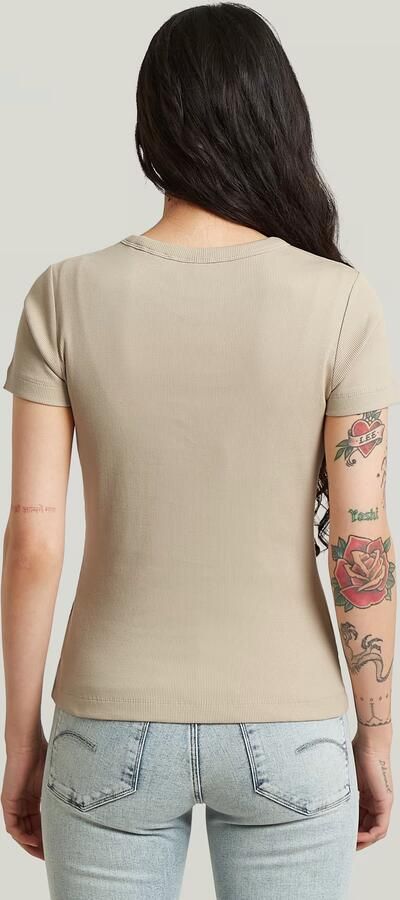 G-Star Raw Slim Fit T-shirt met logo-stitching - Foto 11