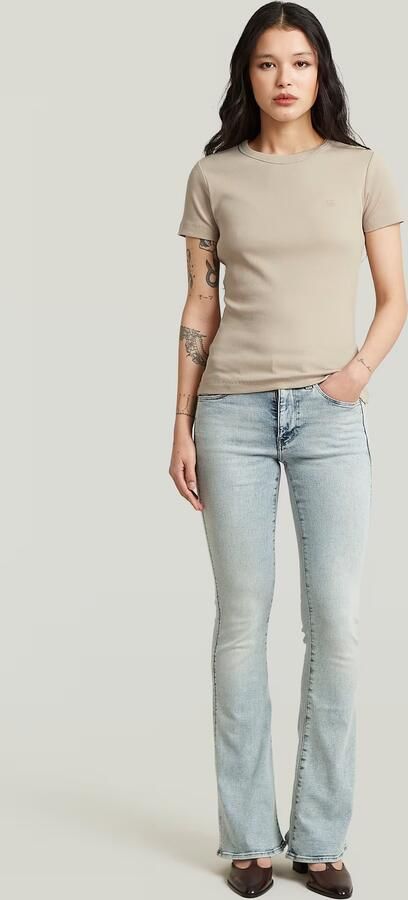 G-Star Raw Slim Fit T-shirt met logo-stitching - Foto 10