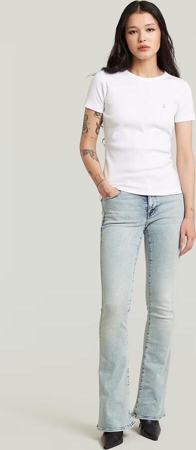 G-Star Raw Slim Fit T-shirt met logo-stitching - Foto 11