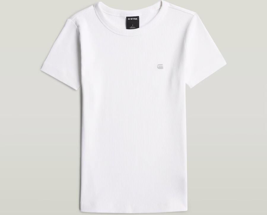 G-Star Raw Slim Fit T-shirt met logo-stitching - Foto 8