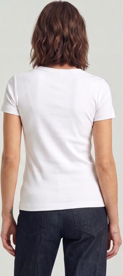 G-Star Raw Slim Fit T-shirt met logo-stitching - Foto 13