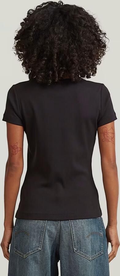 G-Star Raw Slim Fit T-shirt met logo-stitching - Foto 12