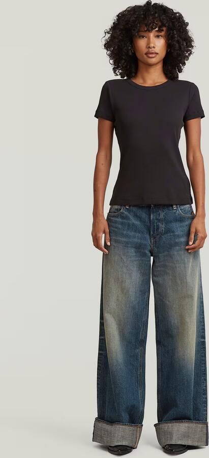 G-Star Raw Slim Fit T-shirt met logo-stitching - Foto 11