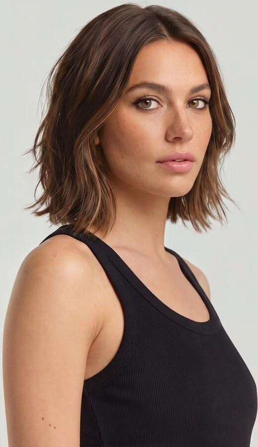 G-Star RAW Slim Rib Tank T-Shirt Zwart Dames - Foto 5