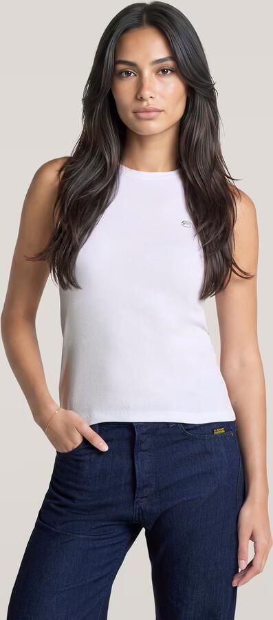 G-Star RAW Slim Rib Tanktop Set van 2 Meerkleurig Dames