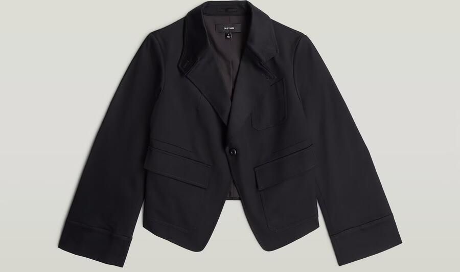 G-Star RAW Slim Riding Blazer Zwart Dames