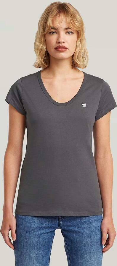 G-Star RAW Slim T-Shirt Grijs Dames - Foto 6