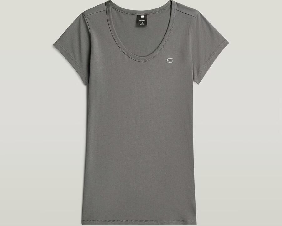 G-Star RAW Slim T-shirt Grijs Dames - Foto 3