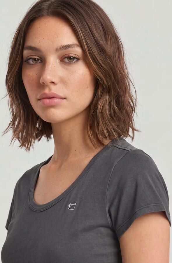 G-Star RAW Slim T-shirt Grijs Dames - Foto 5