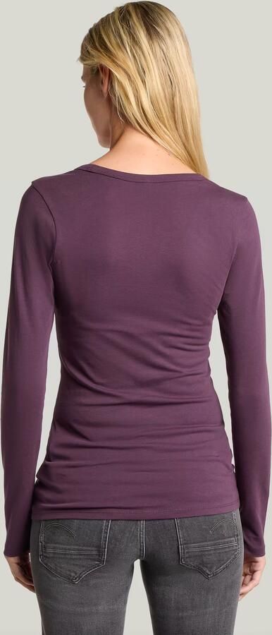 G-Star RAW Slim T-shirt Paars Dames - Foto 5