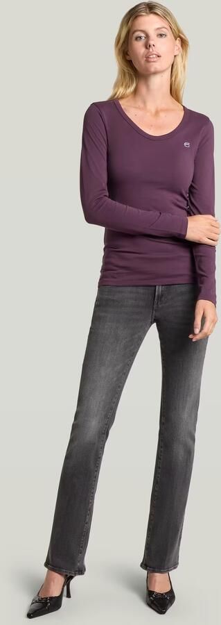 G-Star RAW Slim T-shirt Paars Dames - Foto 6