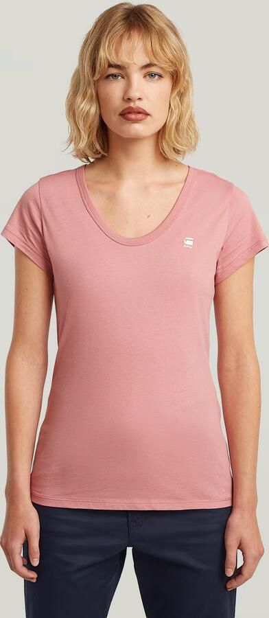 G-Star RAW Slim T-Shirt Roze Dames - Foto 6