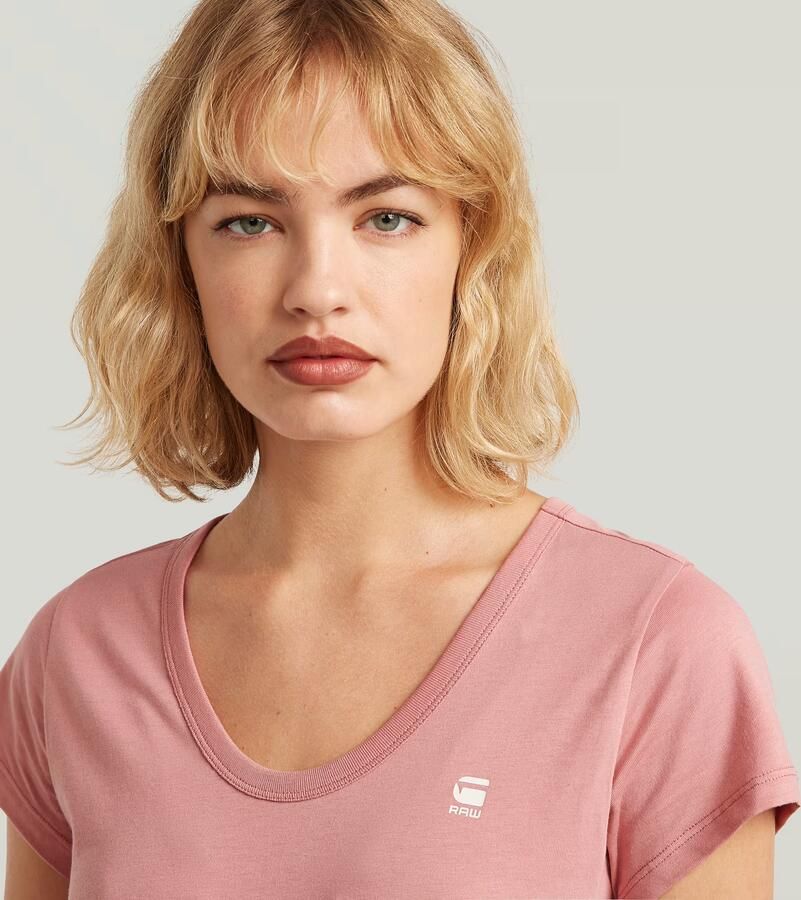 G-Star RAW Slim T-Shirt Roze Dames - Foto 2