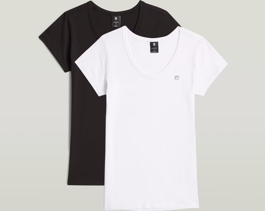 G-Star RAW Slim T-Shirt Set van 2 Meerkleurig Dames