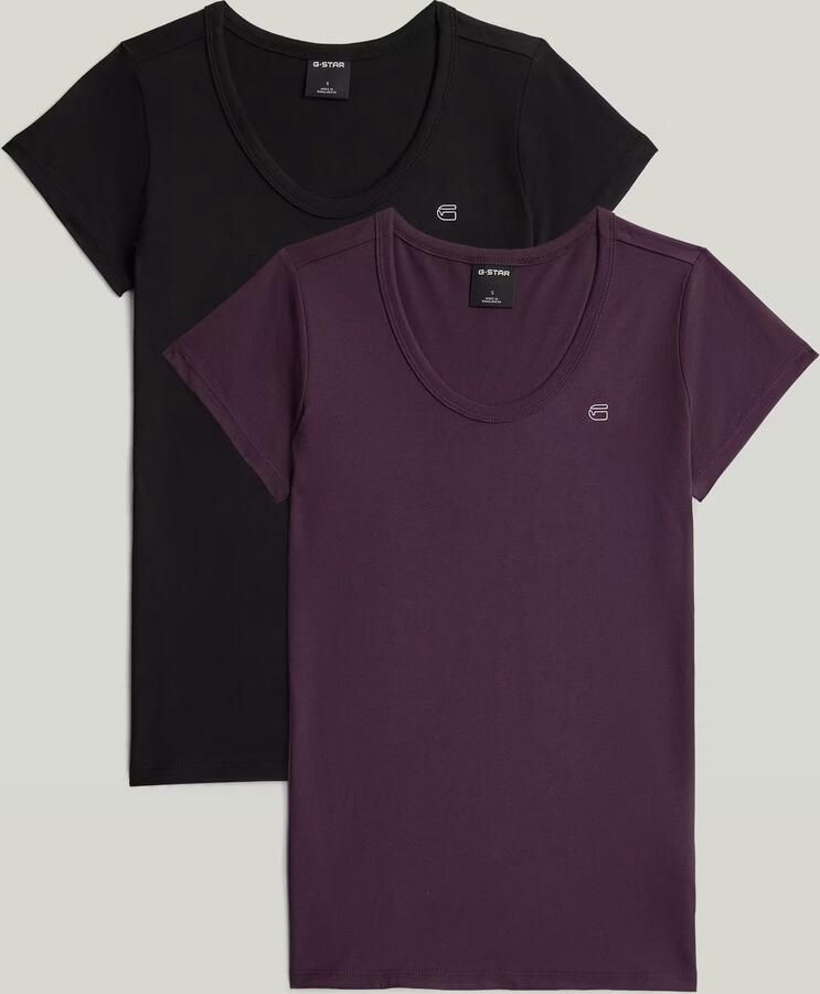 G-Star RAW Slim T-Shirt Set van 2 Meerkleurig Dames - Foto 3