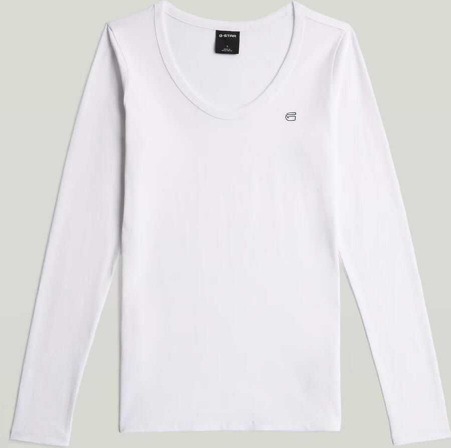 G-Star RAW Slim T-shirt Wit Dames - Foto 3