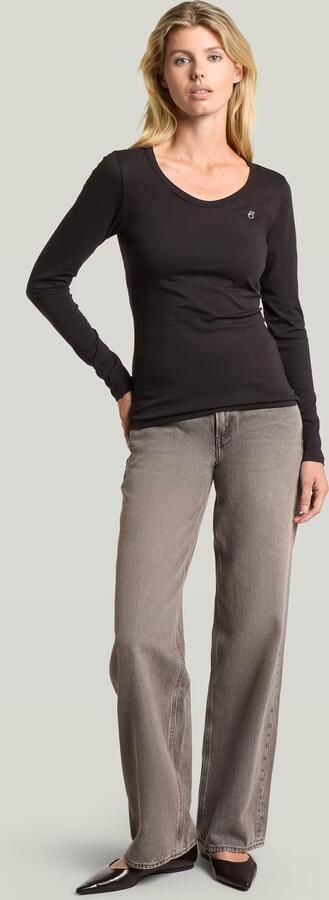 G-Star RAW Slim T-shirt Zwart Dames - Foto 6