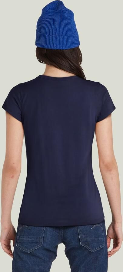 G-Star RAW Slim Top Donkerblauw Dames - Foto 5