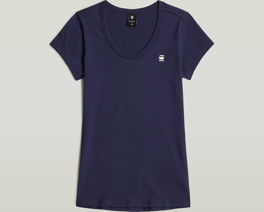 G-Star RAW Slim Top Donkerblauw Dames - Foto 3