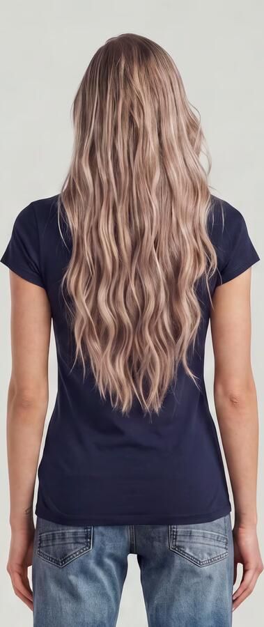 G-Star RAW Slim Top Donkerblauw Dames - Foto 7