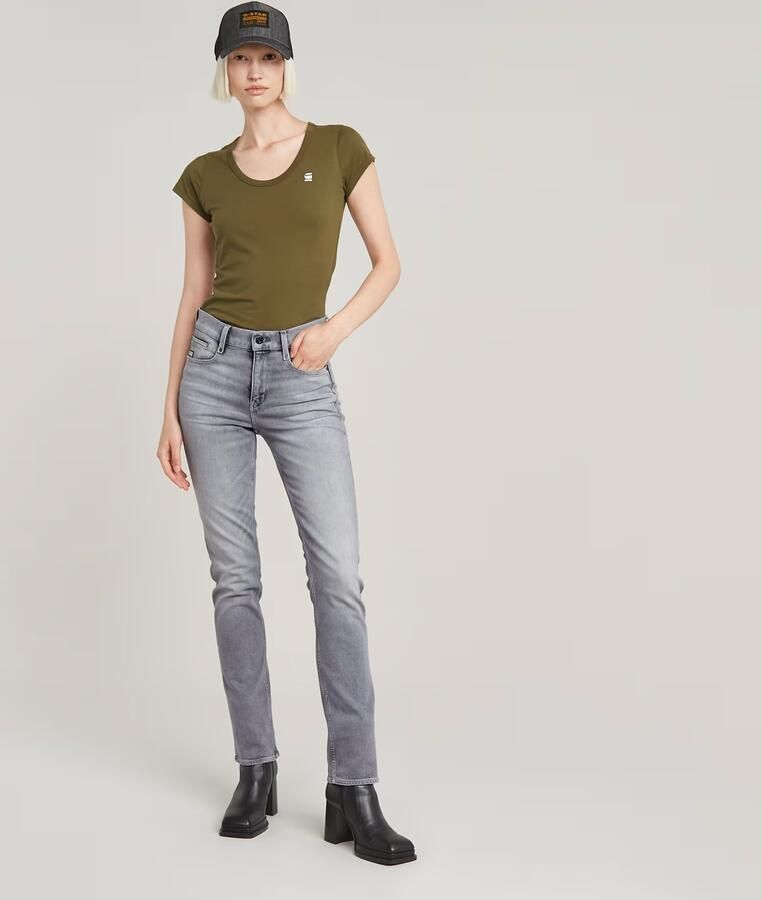 G-Star RAW Slim Top Groen Dames - Foto 5