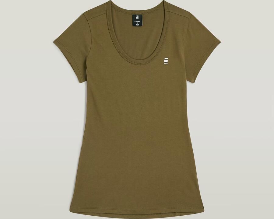 G-Star RAW Slim Top Groen Dames - Foto 6