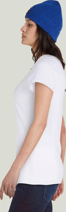 G-Star RAW Slim Top Wit Dames - Foto 6