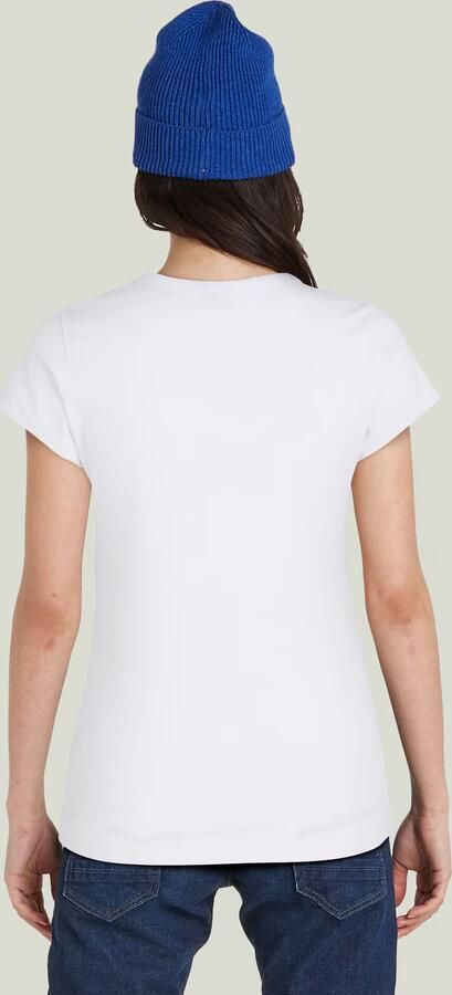 G-Star RAW Slim Top Wit Dames - Foto 5