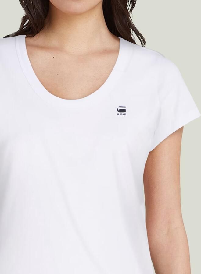 G-Star RAW Slim Top Wit Dames - Foto 4