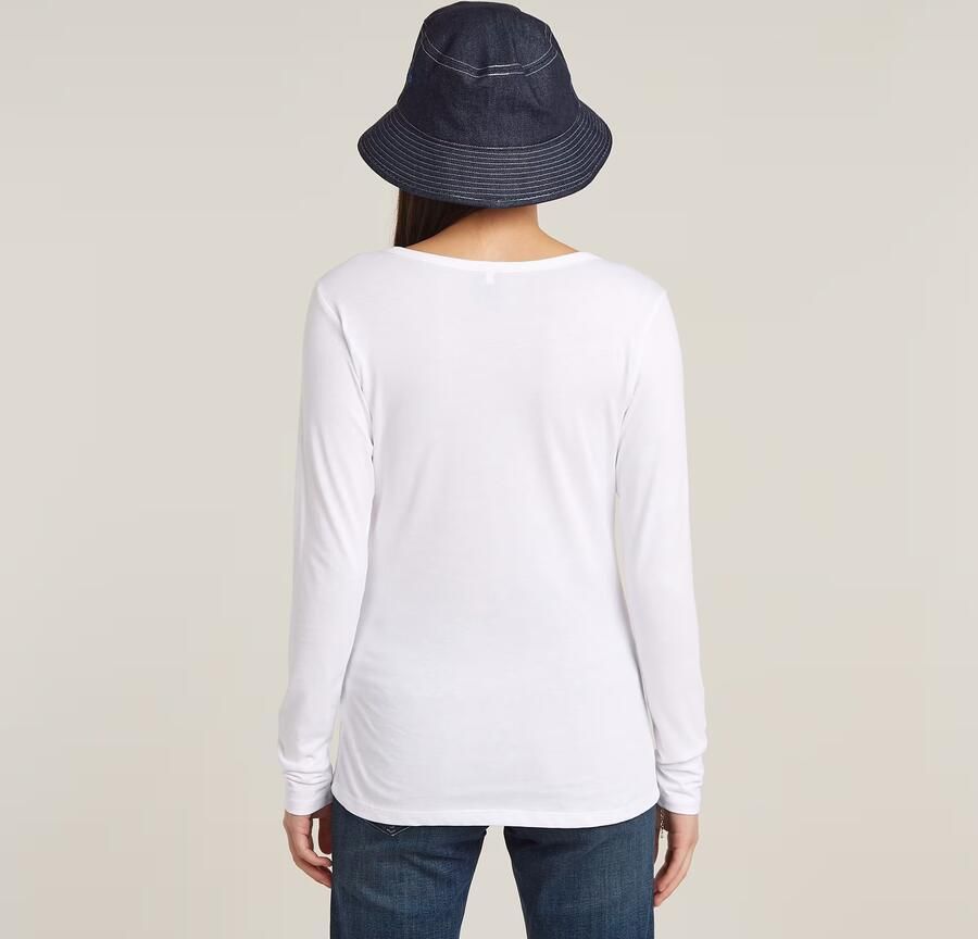 G-Star RAW Slim Top Wit Dames - Foto 5