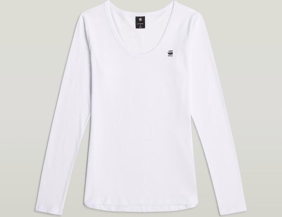 G-Star RAW Slim Top Wit Dames - Foto 6