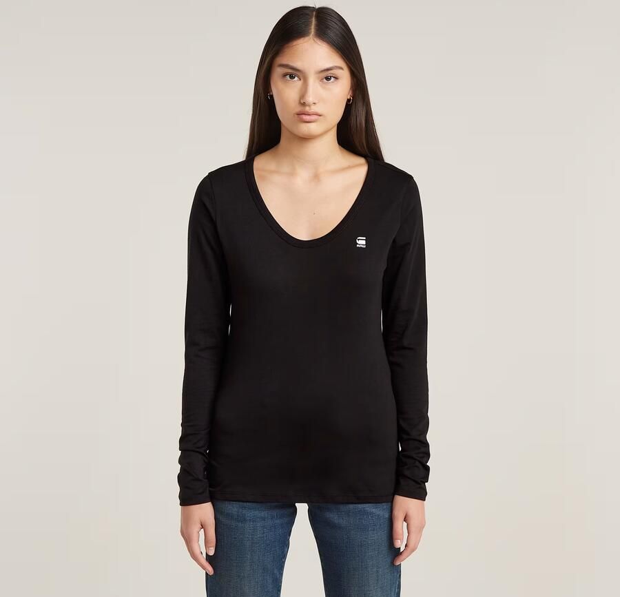 G-Star RAW Slim Top Zwart Dames - Foto 7