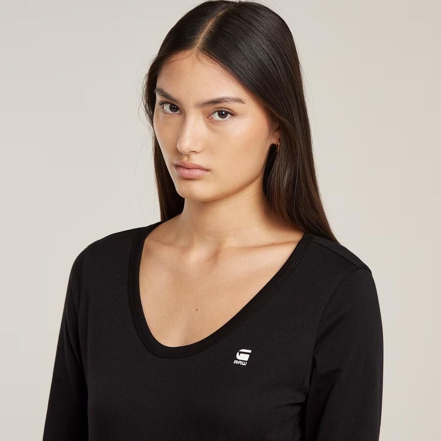 G-Star RAW Slim Top Zwart Dames