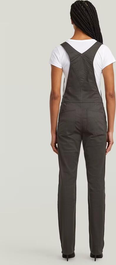 G-Star RAW Slim Tuinbroek Grijs Dames - Foto 6