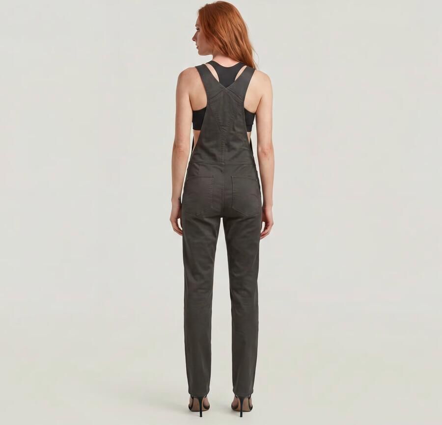 G-Star RAW Slim Tuinbroek Grijs Dames - Foto 3