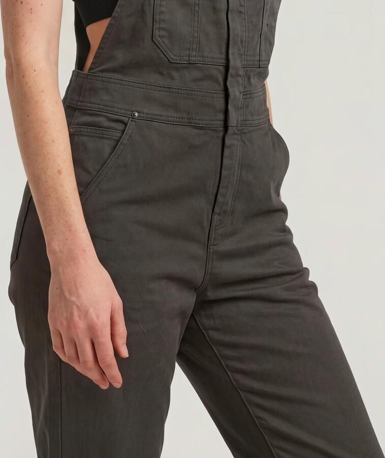 G-Star RAW Slim Tuinbroek Grijs Dames - Foto 5