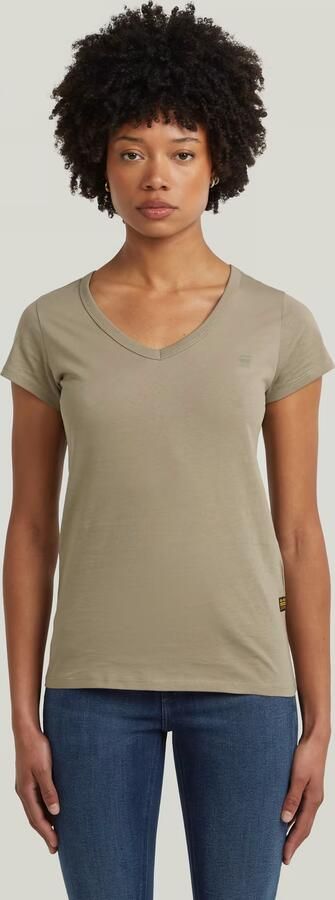 G-Star RAW Slim V T-Shirt Beige Dames - Foto 7