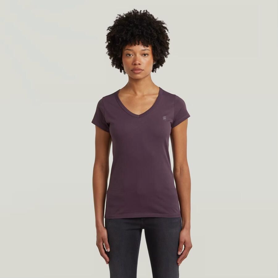 G-Star RAW Slim V T-Shirt Paars Dames - Foto 7