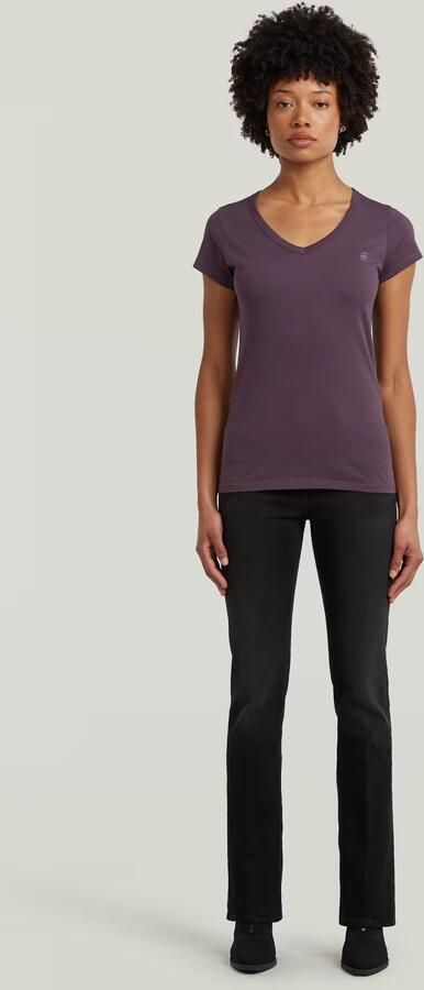G-Star RAW Slim V T-Shirt Paars Dames - Foto 4