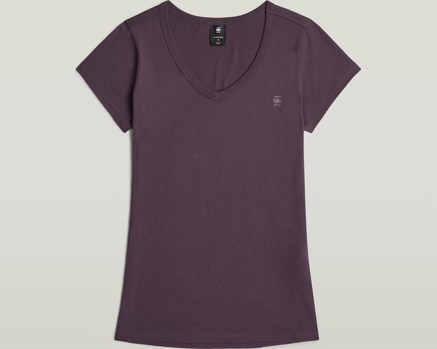 G-Star RAW Slim V T-Shirt Paars Dames - Foto 2