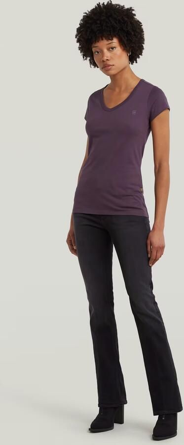 G-Star RAW Slim V T-Shirt Paars Dames - Foto 5