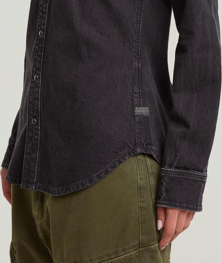 G-Star Raw Slim fit jeansblouse met borstzakken