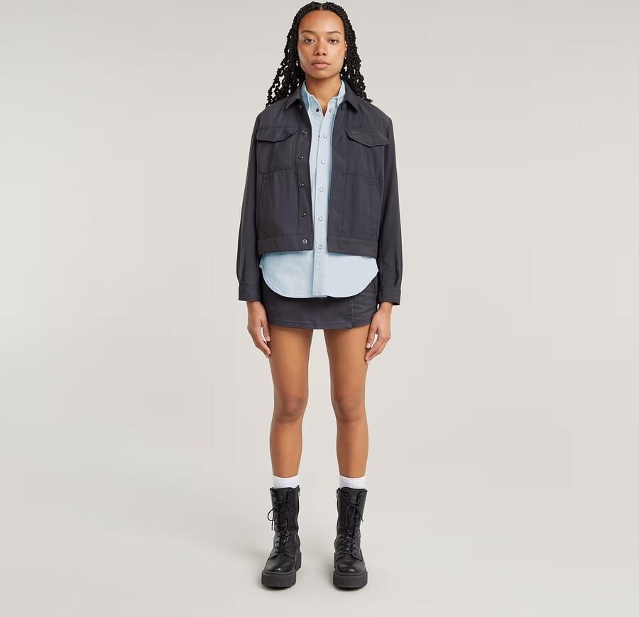 G-Star RAW Slim Western Shirt Lichtblauw Dames - Foto 4