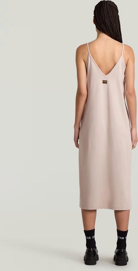 G-Star RAW Slip Loose Jurk Beige Dames - Foto 6