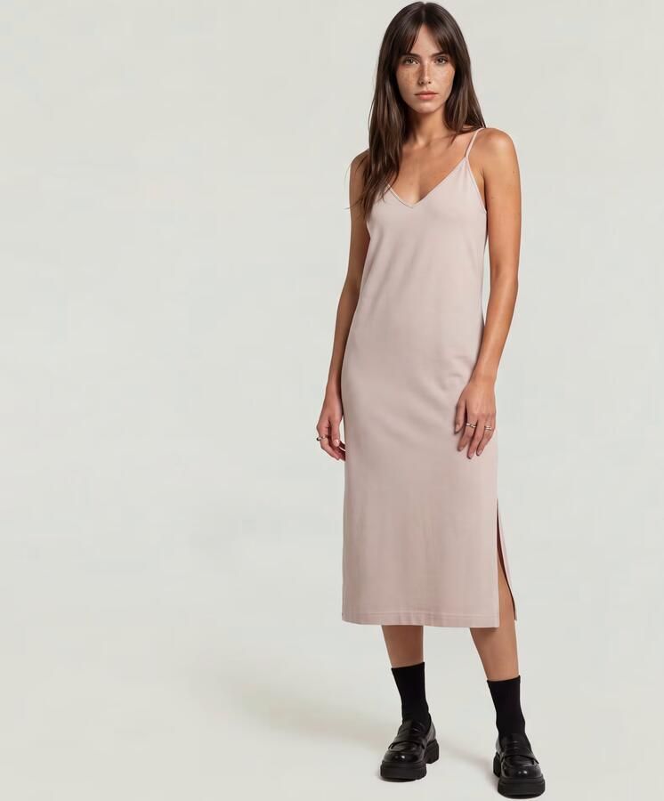 G-Star RAW Slip Loose Jurk Beige Dames - Foto 5