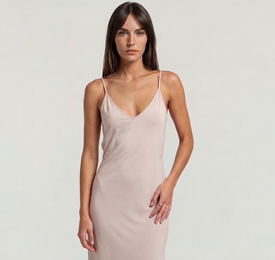 G-Star RAW Slip Loose Jurk Beige Dames - Foto 3